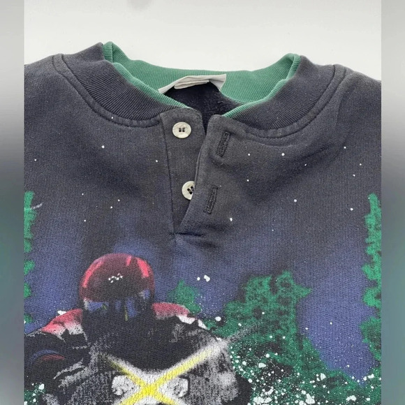 Vintage Artisan Sunschein Designs Women’s XL Snowmobile Pullover Sweatshirt - Picture 6 of 12